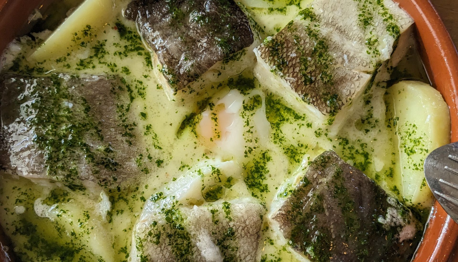 Bacalao salsa verde